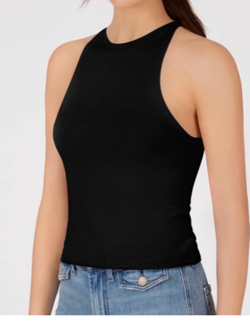 $19 sale 525 America black tank top size S NWT